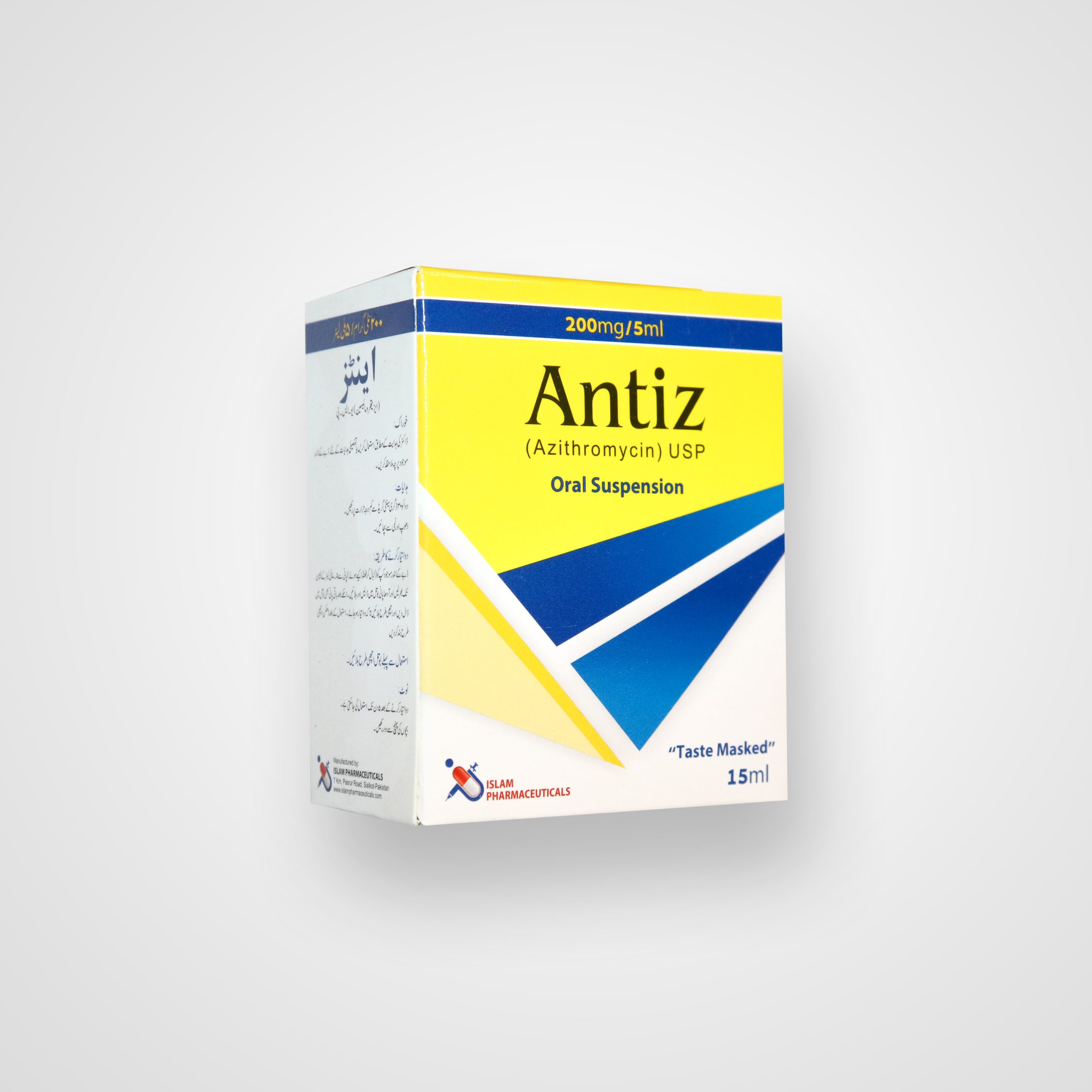 Antiz (Azithromycin) 200 mg/ 5 ml Powder for Oral Suspension